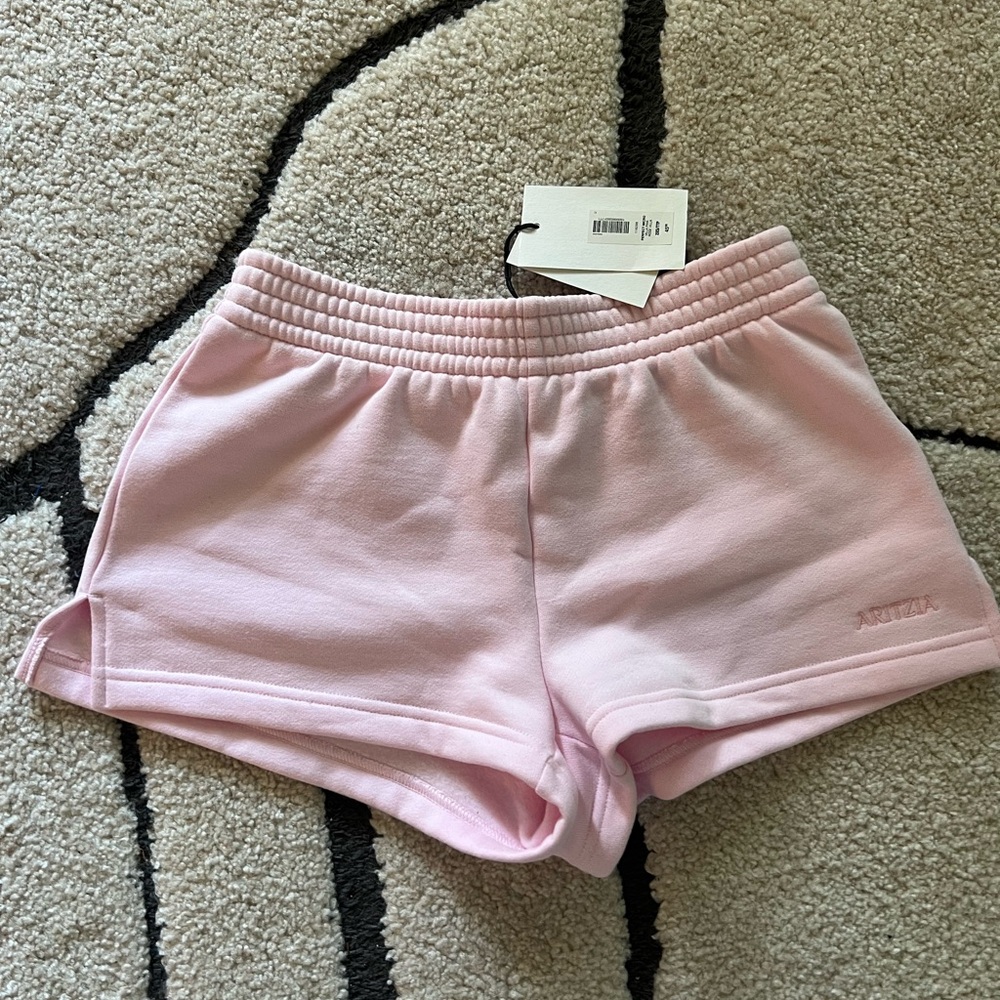 Aritzia Micro fleece shirt Villa pink